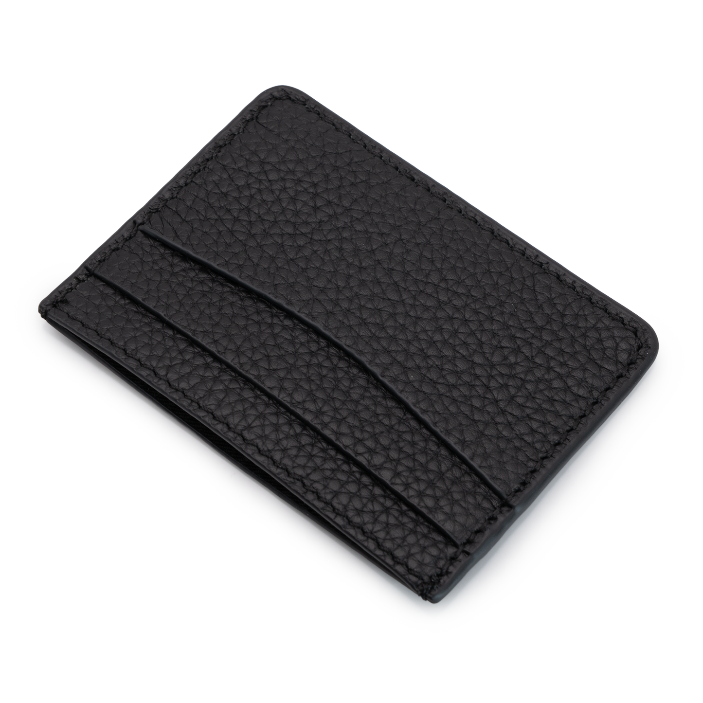 Black Leather Card Holder