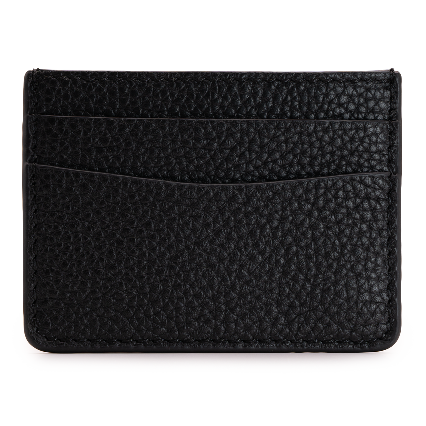 Black Leather Card Holder