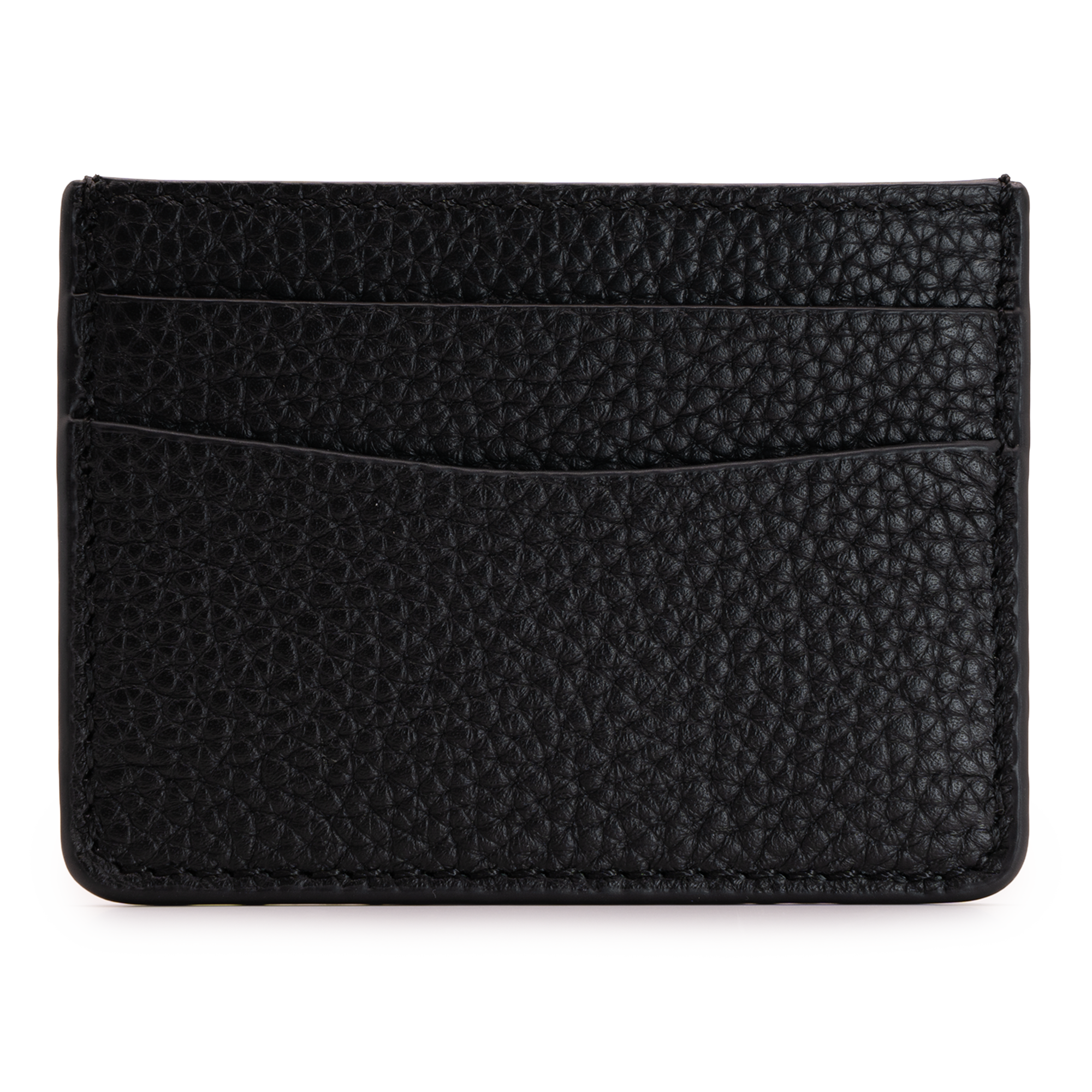 Black Leather Card Holder