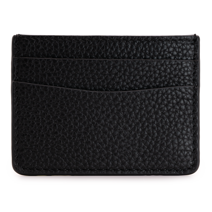 Black Leather Card Holder