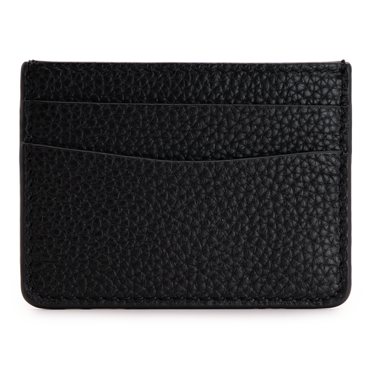 Black Leather Card Holder