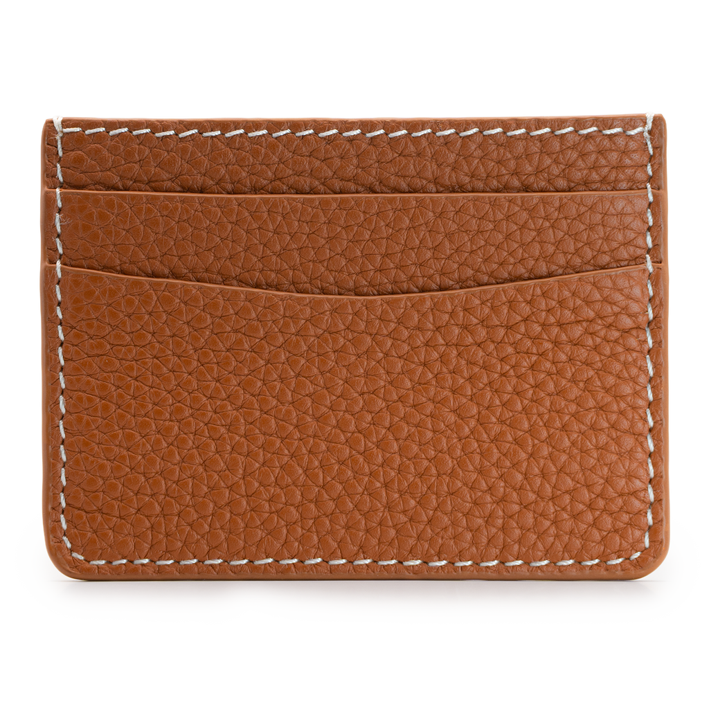 Tan Leather Card Holder