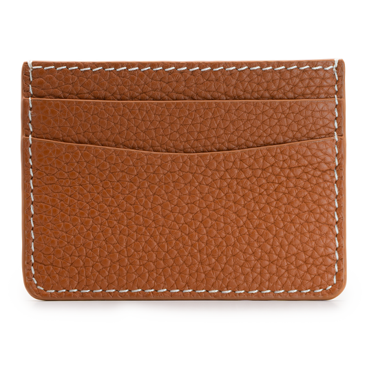 Tan Leather Card Holder