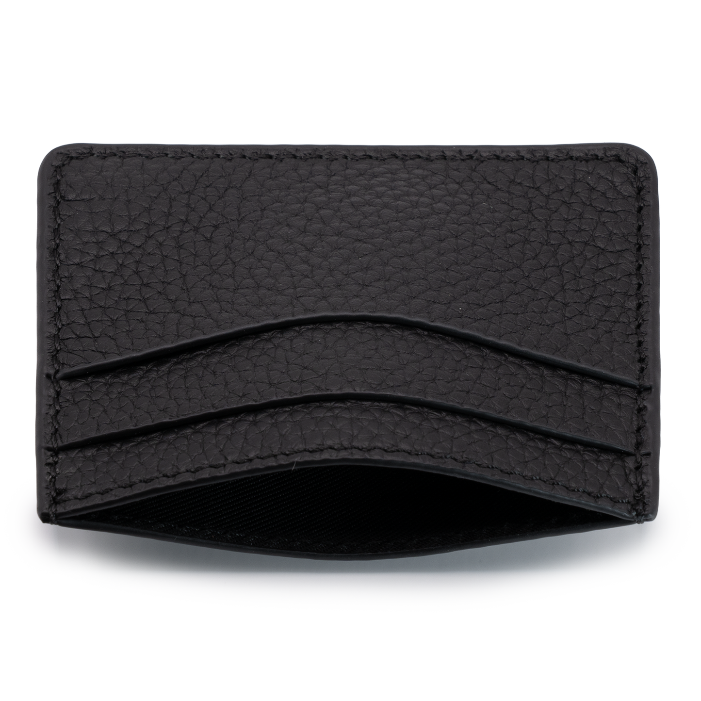 Black Leather Card Holder