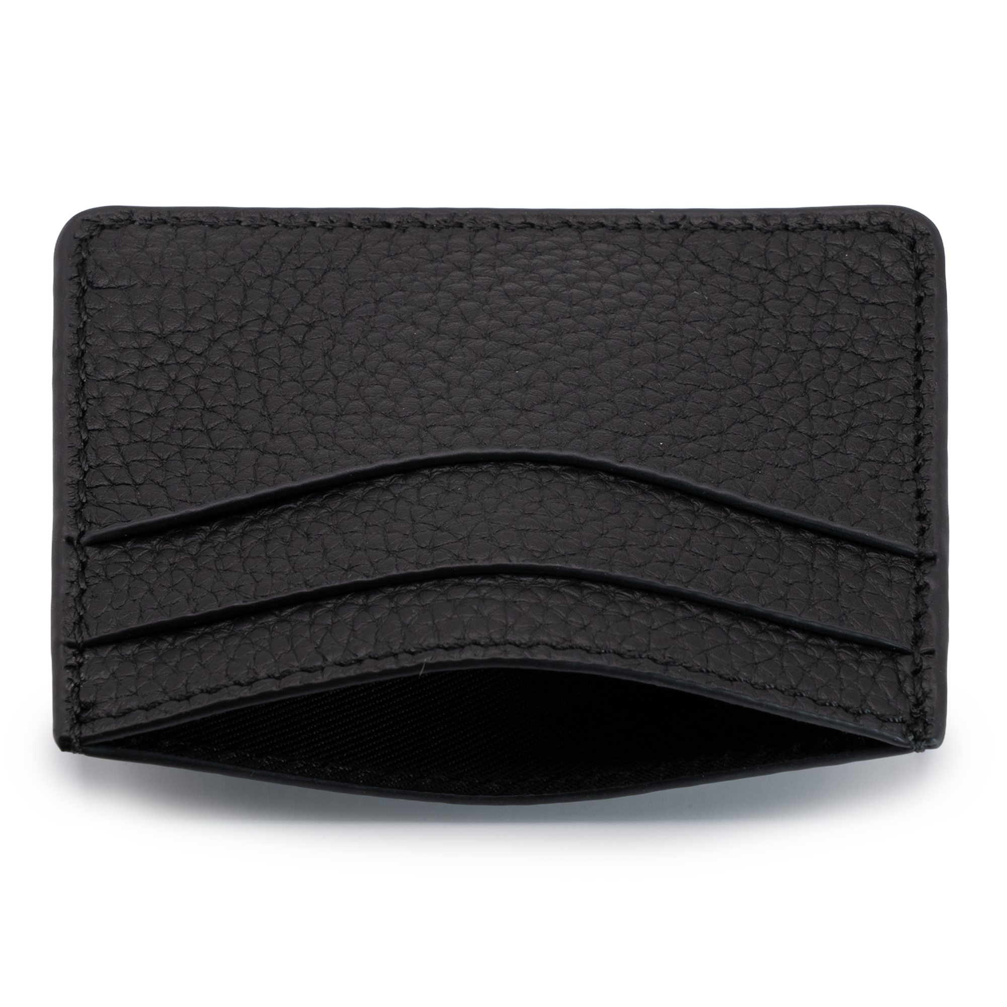 Black Leather Card Holder