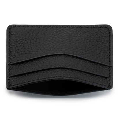 Black Leather Card Holder