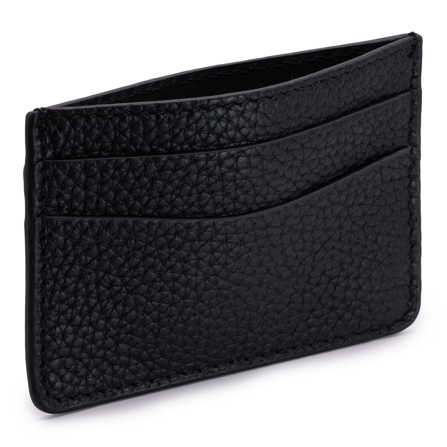 Black Leather Card Holder