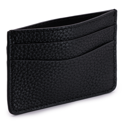 Black Leather Card Holder