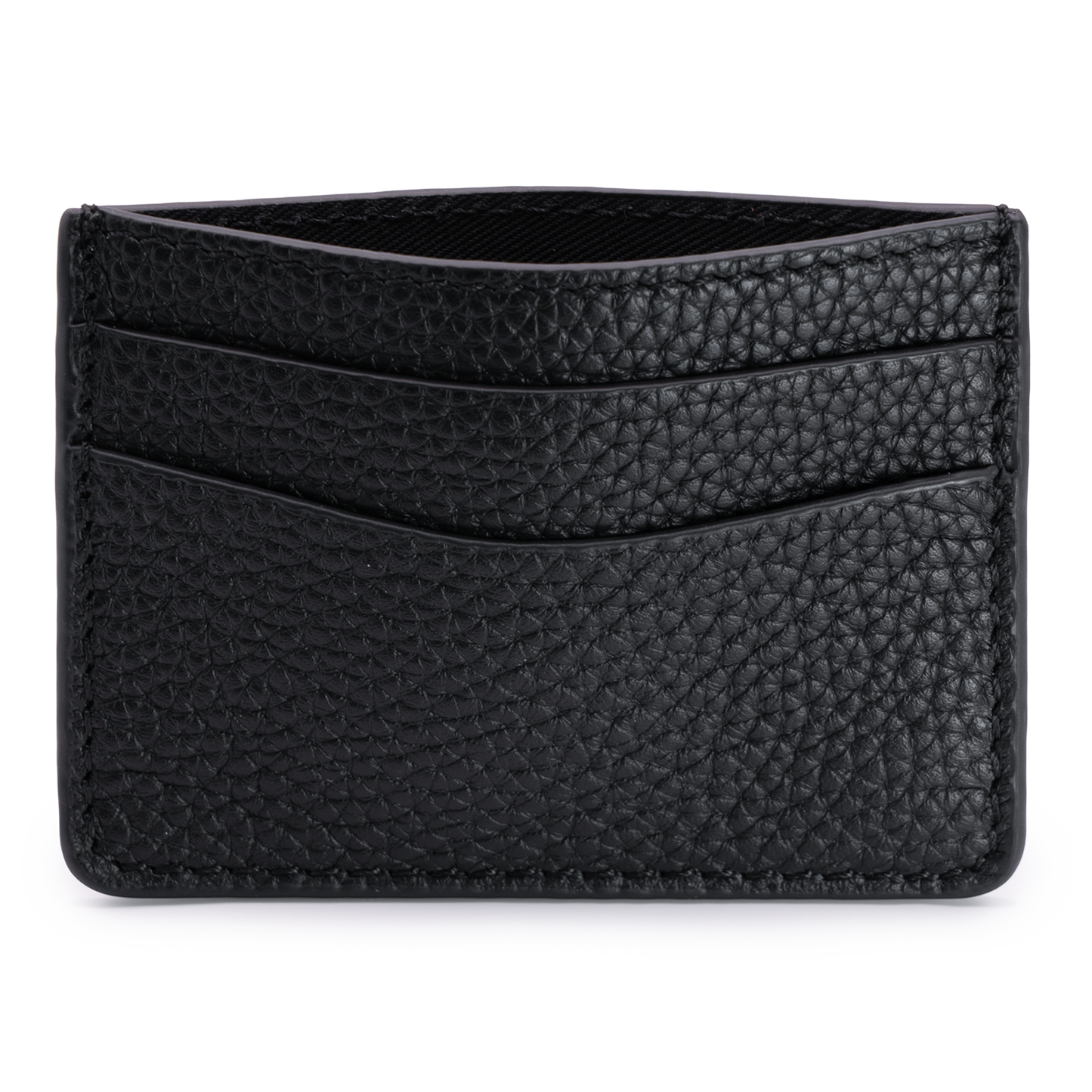 Black Leather Card Holder