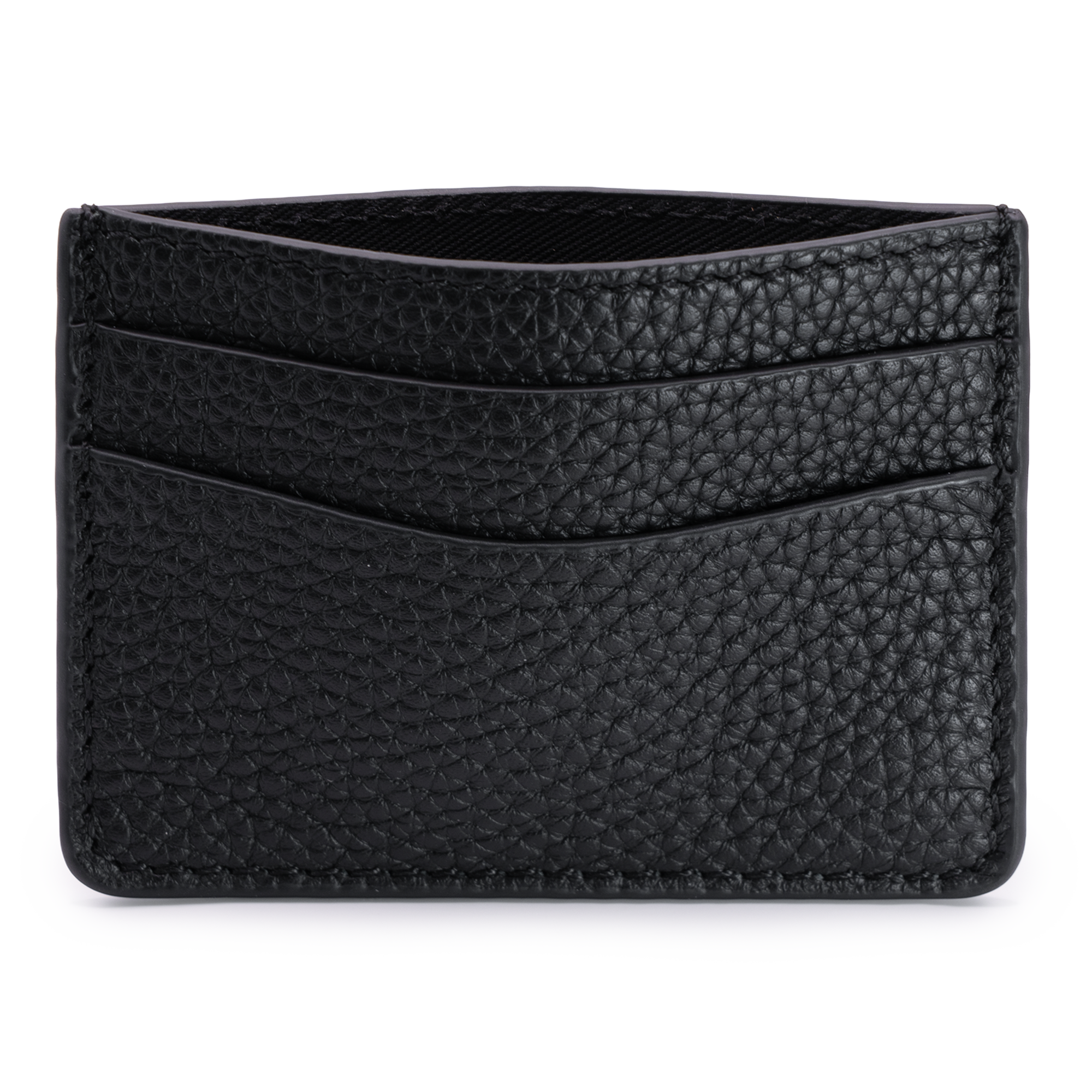 Black Leather Card Holder