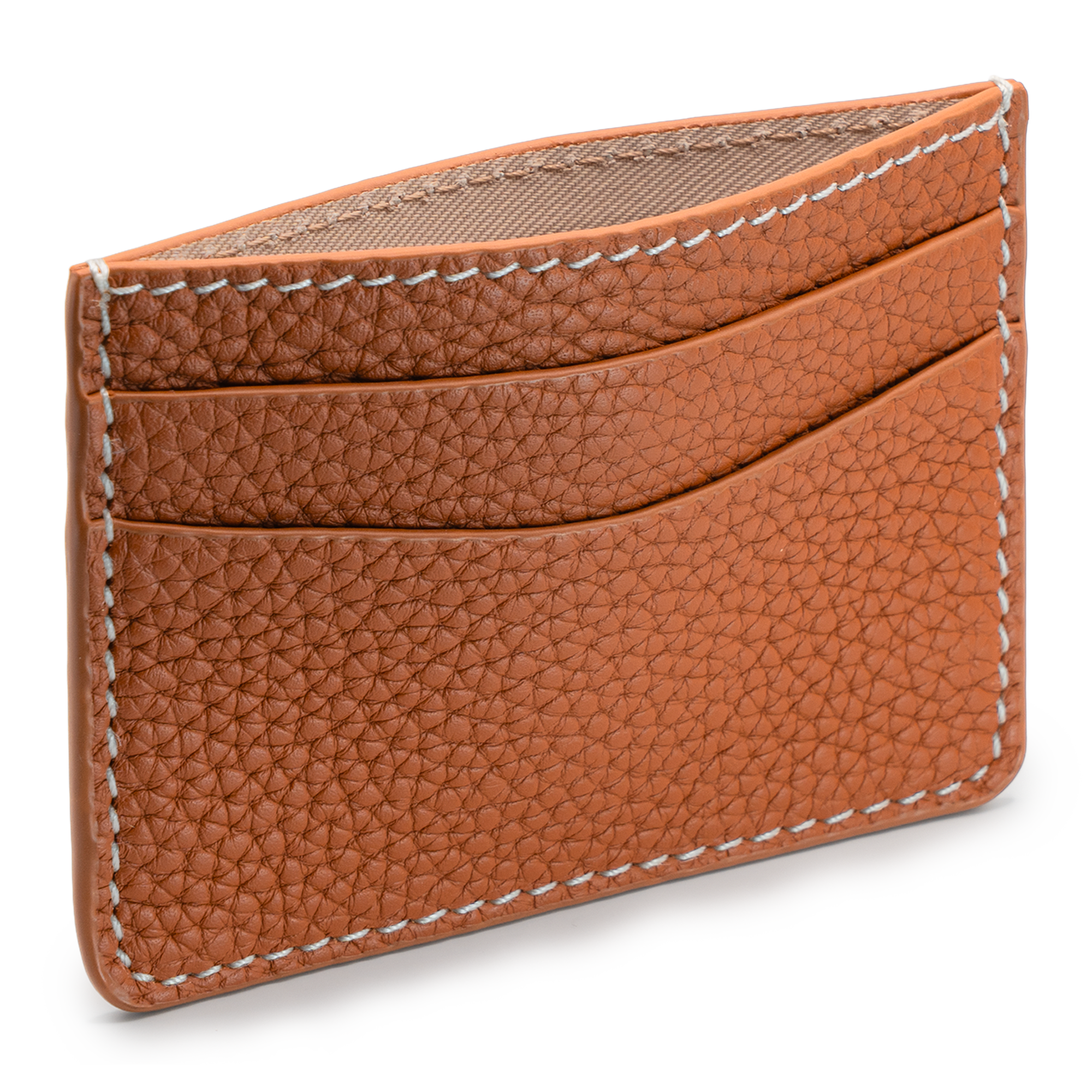 Tan Leather Card Holder