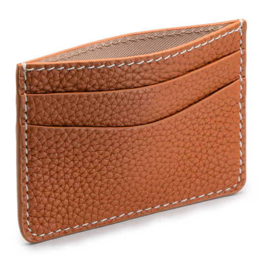 Tan Leather Card Holder