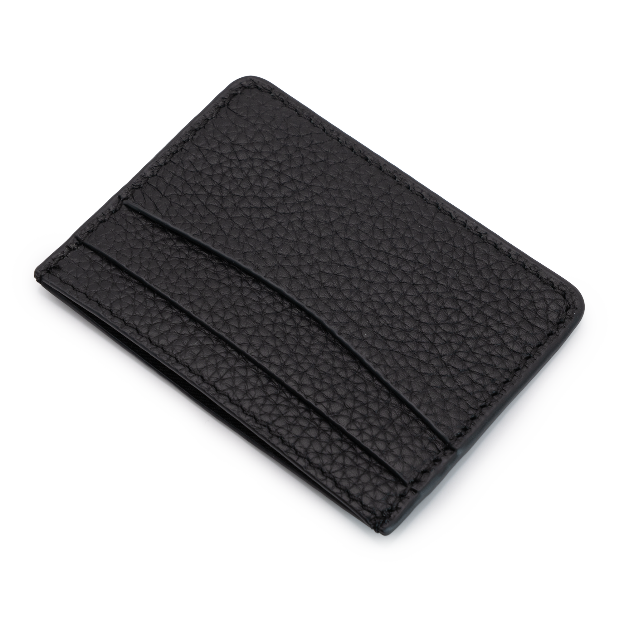 Black Leather Card Holder