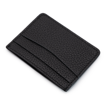 Black Leather Card Holder