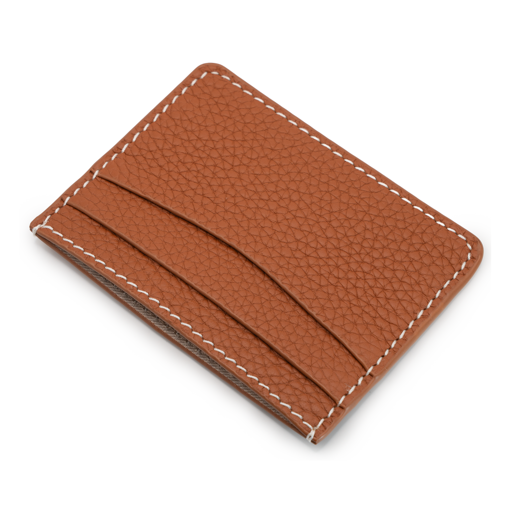 Tan Leather Card Holder