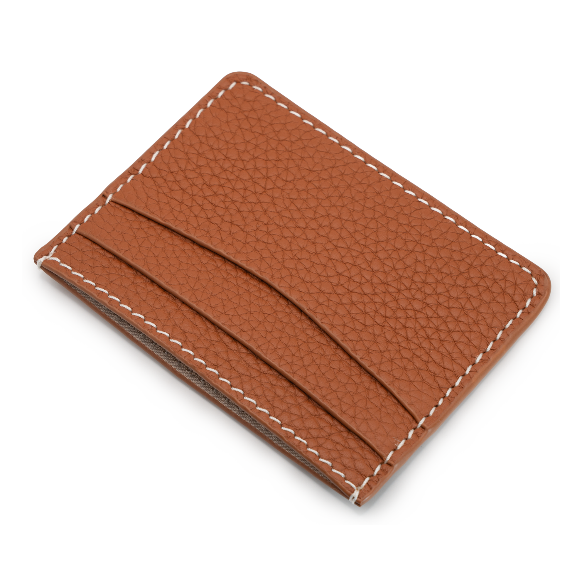 Tan Leather Card Holder