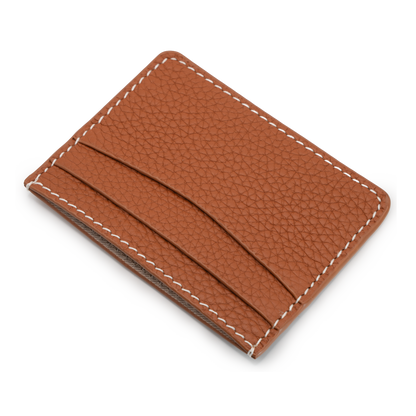Tan Leather Card Holder
